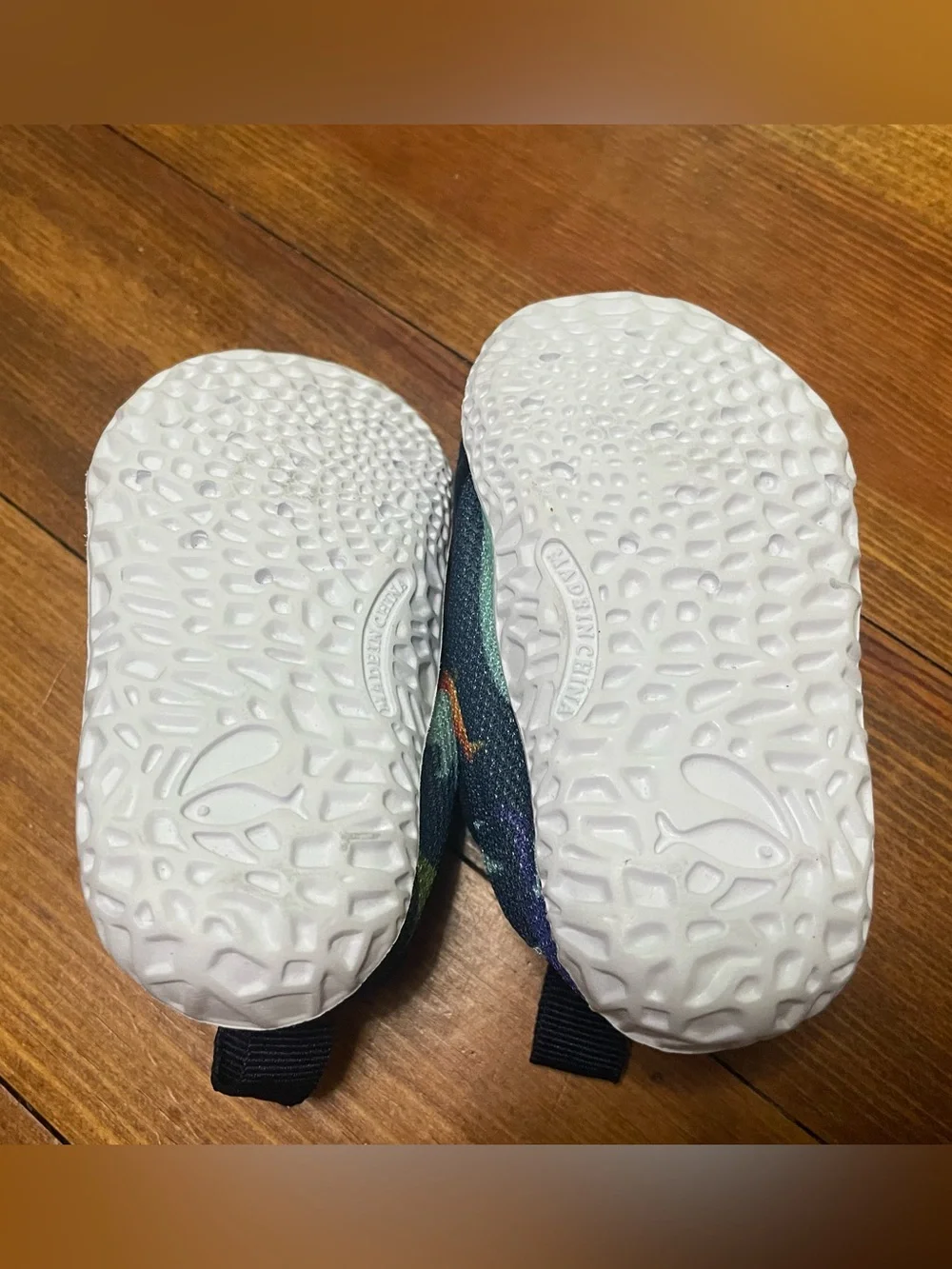New Infant Navy Dinosaur Slip-On Water Shoes